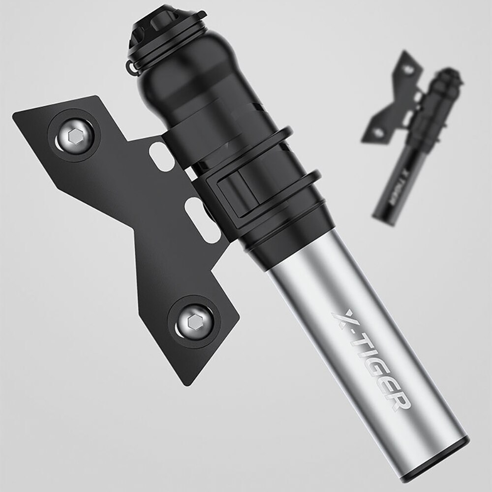 Bicycle Pump Aluminum Alloy Portable Mini Bike Pump Mountain Bike Tire Inflator Bike Accessories