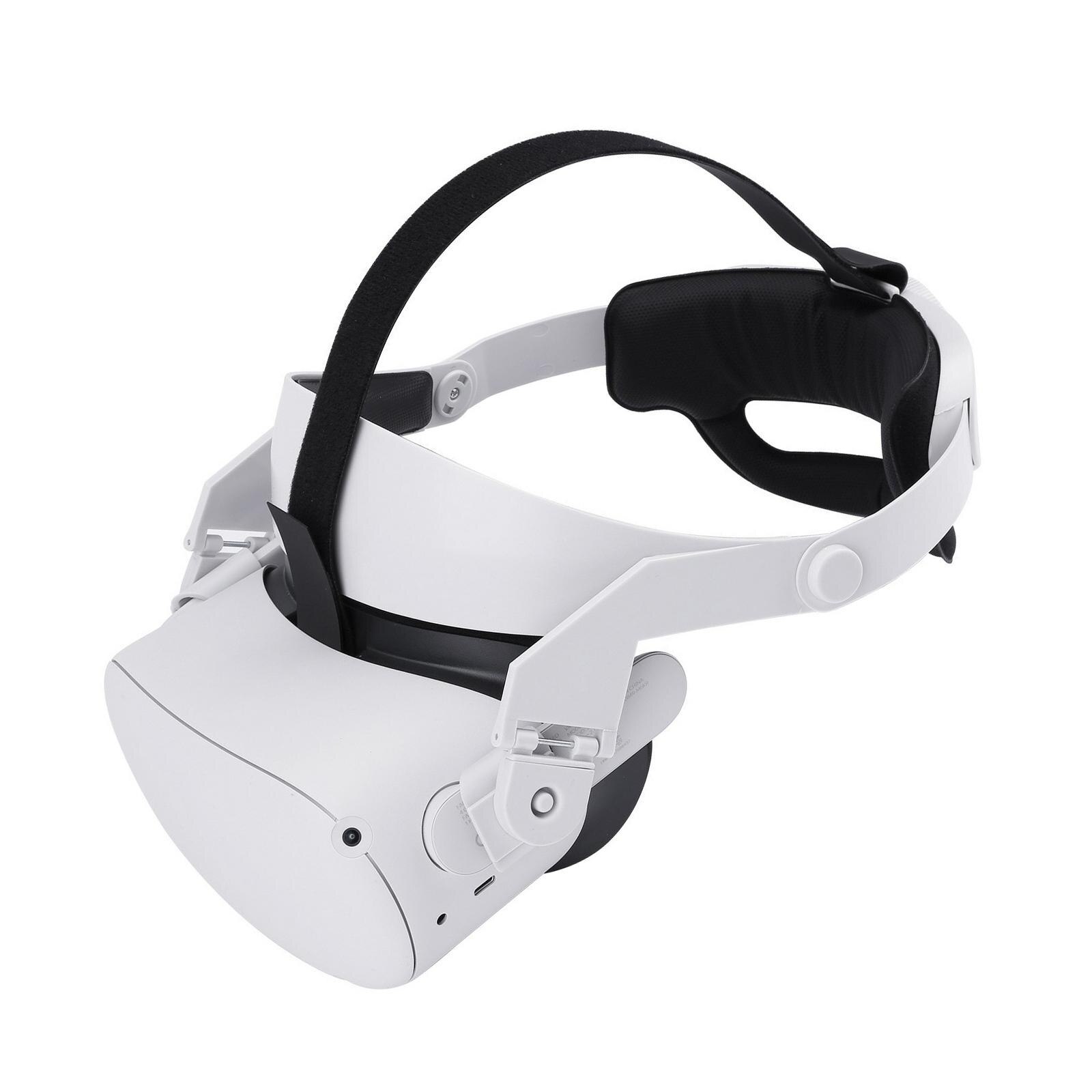 Adjustable VR Head Strap Elite Strap/ Replaces for Quest 2 White