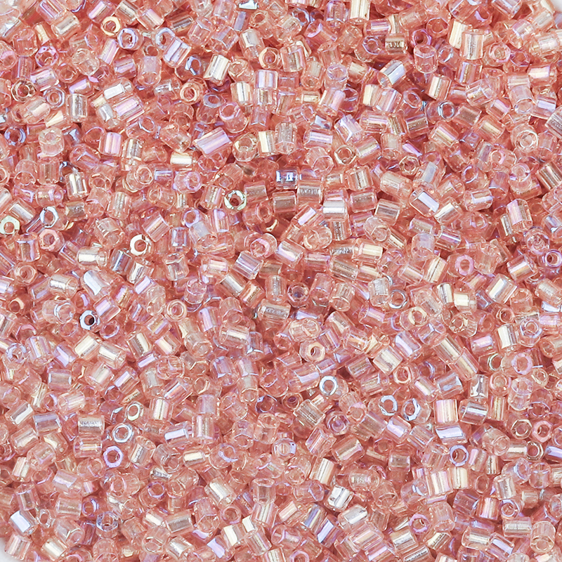 1100 pièces 2mm AB couleur perles Tube forme verre perle perles de rocaille pour la fabrication de bijoux perles d'espacement en vrac bracelet à bricoler soi-même collier