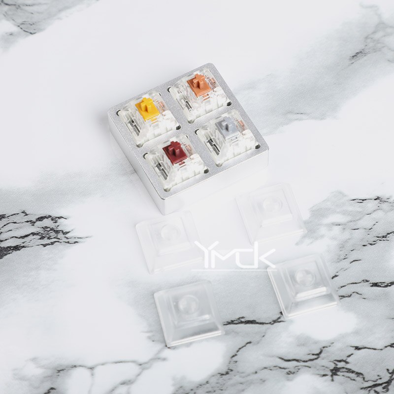 4 key CNC Switch Tester Testing Tool Mounted With Cherry Gateron Silent Kailh Speed Outemu Switches Shaft