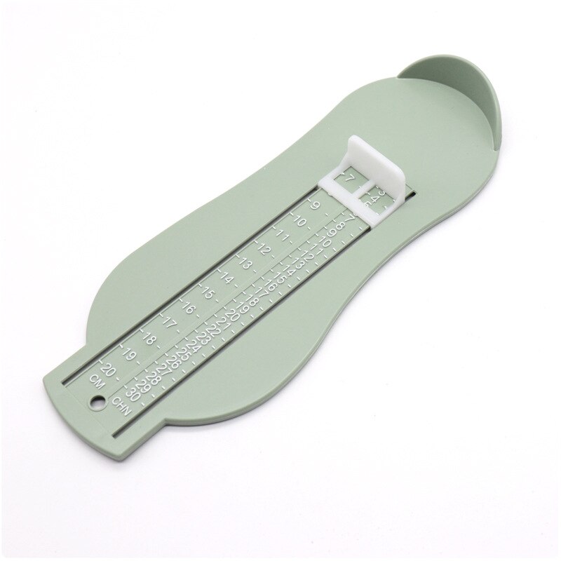 Baby Voet Universal Huishouden Meten Kinderen Schoenen Schaal Moeder Instrument Size Meting Apparaat Meten: green