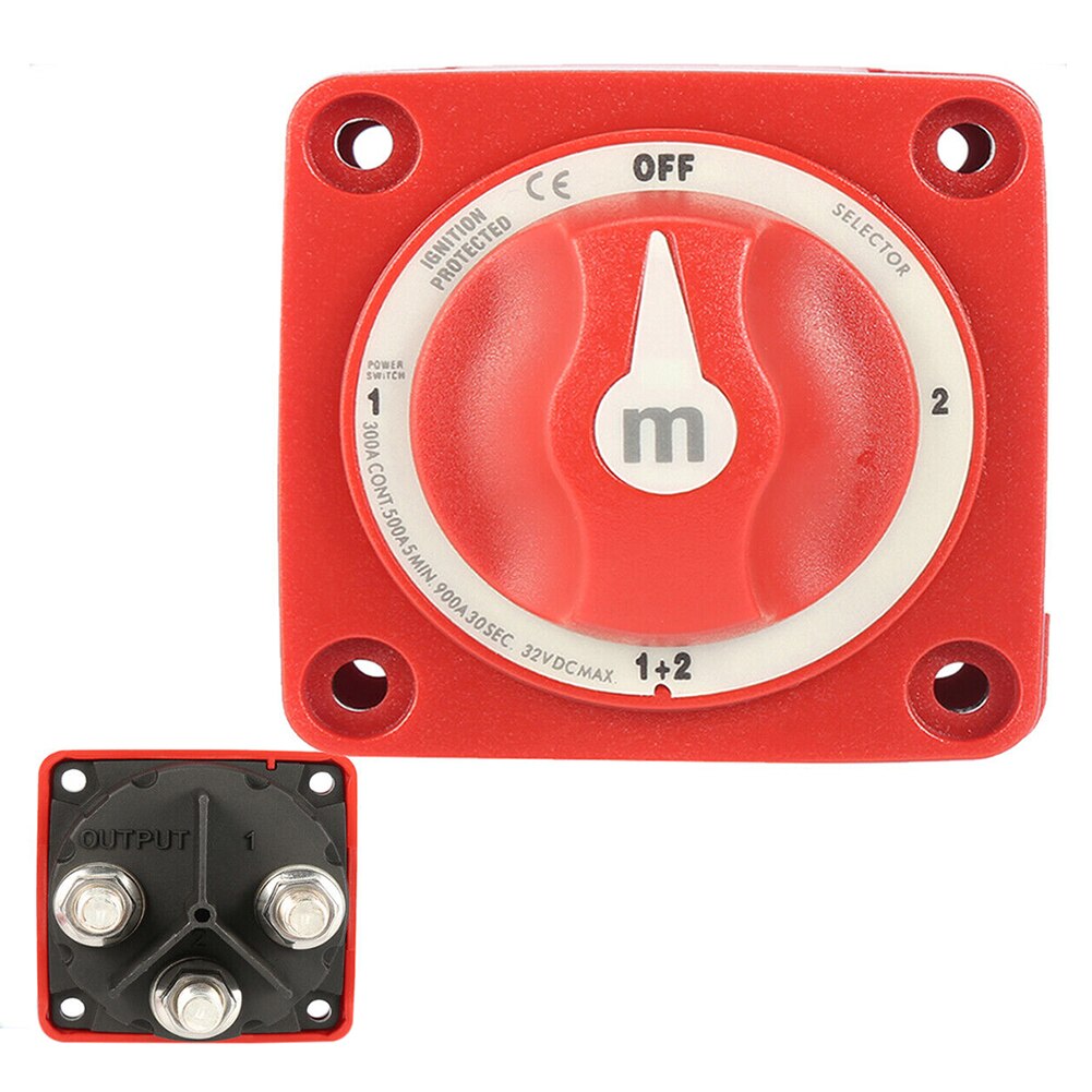 Electrical Switch for Blue Sea 6007 M-Series Mini Dual Battery Selector Switch 4 Position Marine Boat