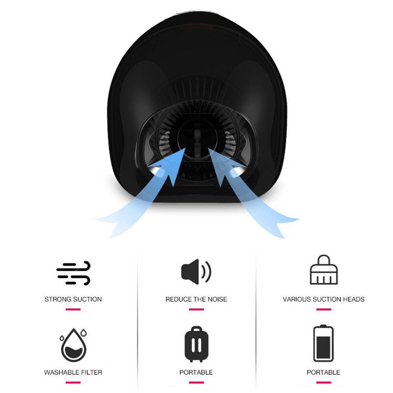 Universal 12V 120W Handheld Car Vacuum Cleaner Wet/Dry Turbocharged Motor Vacuum Cleaner Car Accessories Interior