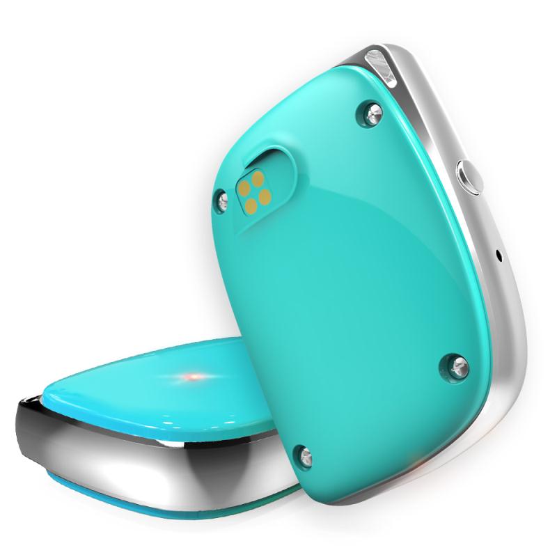 MT70S 2G uso portátil Mini dispositivo de seguimiento personal con GPS niños GPS y GSM (LBS) y WIFI 7 días en espera localizador GPS dispositivo de seguimiento para niños: Azul
