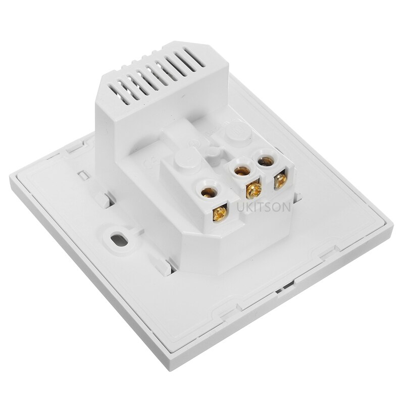 White PC Face Panel France European 16A Electric Wall Outlet AC250V With USB Charger Port For Mobile Phone Tablet PC