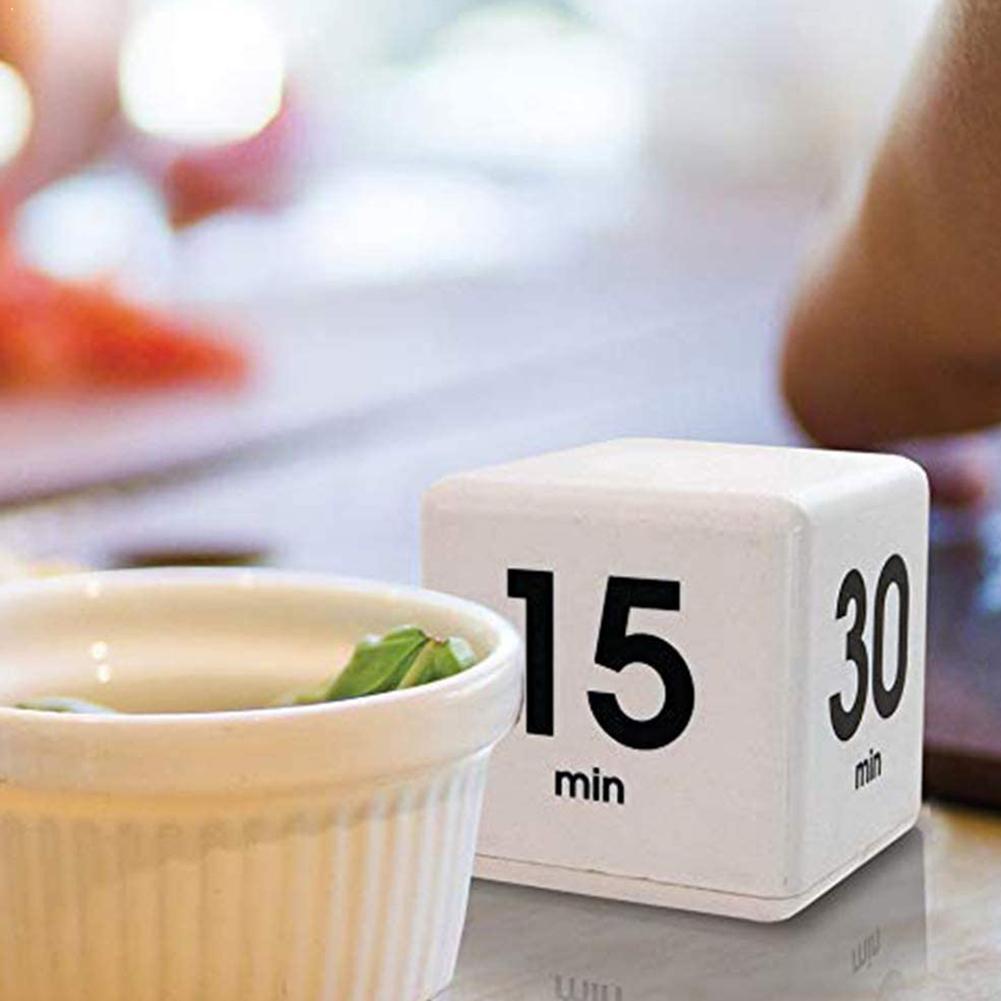 1pcs Electronic Cubic Timer Countdown Kitchen Cube Time Stopwatch Mini Tools Management Stylish Kitchen S2A0