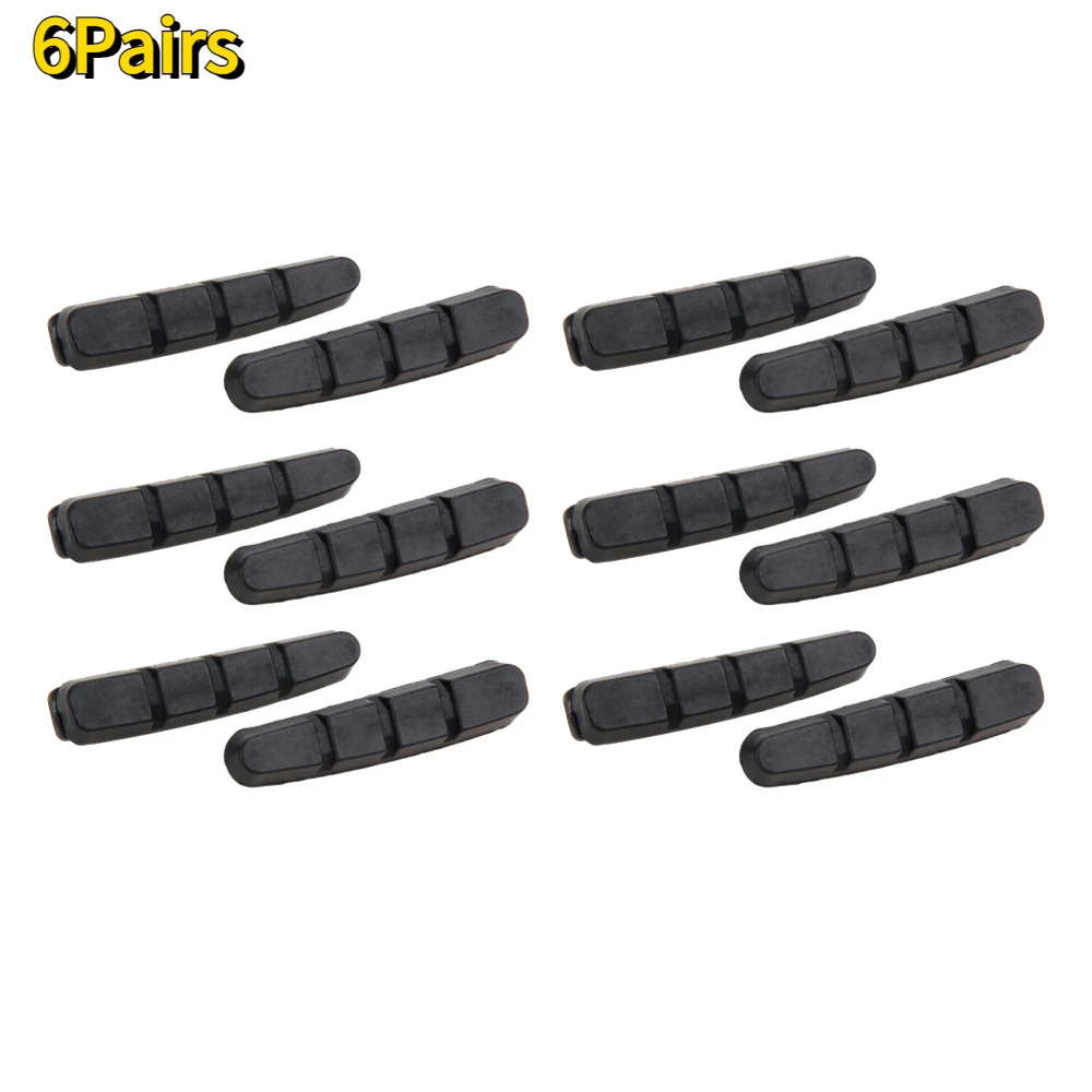 1-10 Paar Racefiets Remblokken Schoenen Voor Lichtmetalen Velgen Dura Ace Ultegra 105 Cartridge Fiets Remblokken Fietsremgereedschap Onderdeel: Bruin