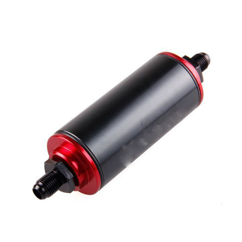 Universal 100 Micron AN10 Aluminum Fuel Inline Petrol Filter Car Truck: Default Title