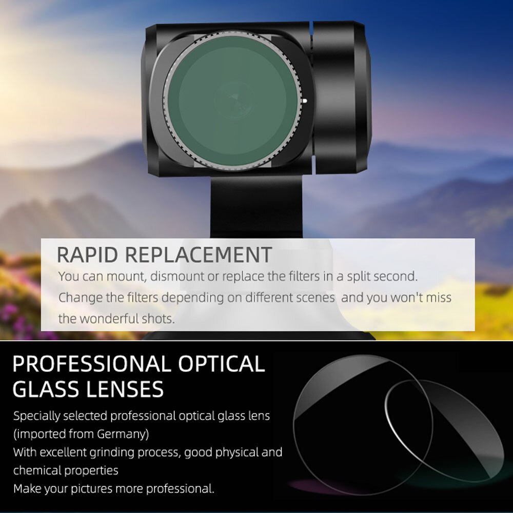 For FIMI Palm Gimbal Filter Neutral Density Polar Accessories ND/UV/CPL C-PL Filters Set For FI MI Palm