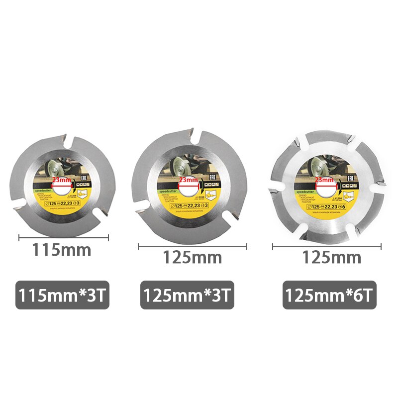 125mm 6T Circular Saw Multitool Saw Disc Wood Cutting Disc Carving Blades For Angle Grinders