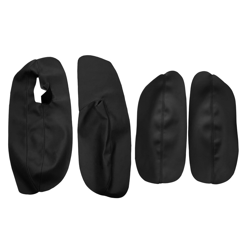 Sólo para 3 puertas de cuero de microfibra de coche, cubierta de Panel de reposabrazos, pegatina embellecedora para VW Golf 4 MK4 Jetta 1998 - 2005