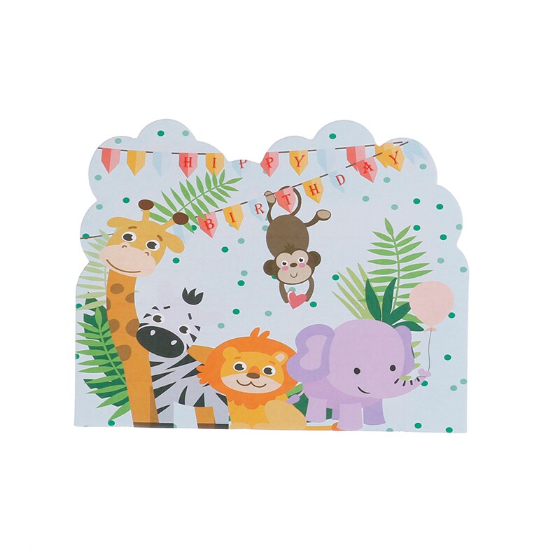 10pcs theme invitations cards kids birthday wedding party invitations