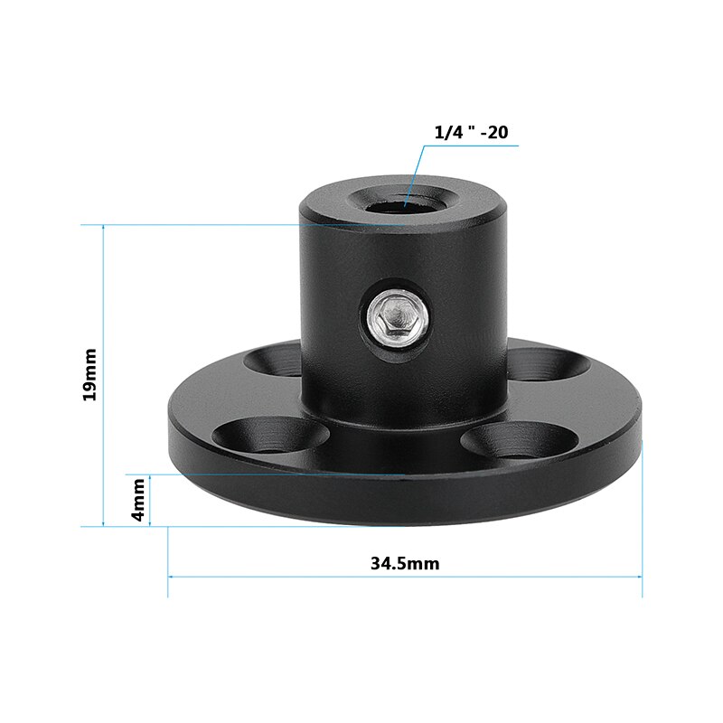 CAMVATE Photography Wall Ceiling Table Mount Support Holder With 1/4"-20 Female Thread For Table/Podium/Wall /Ceiling Connecting