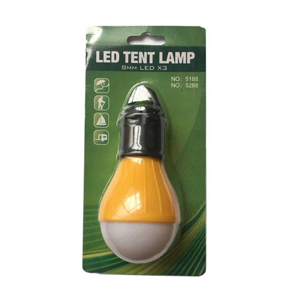 De emergencia portátil de luz para tienda aire libre Camping luz bombilla colgando lámpara de Camping linterna bombilla luz de trabajo Camping luz LED: Yellow