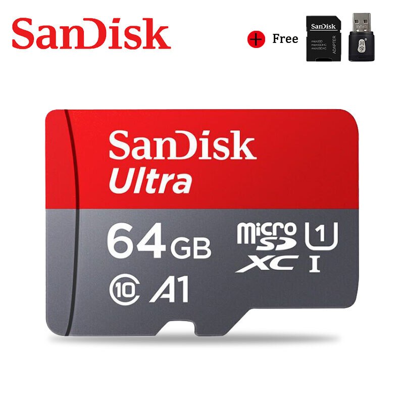 SanDisk Ultra Micro SD 32GB 64GB 128GB 200GB 256GB 16GB 400GB microSD Memory Card A1 Class10 UHS-1 98MB/S TF/SD Card For phone