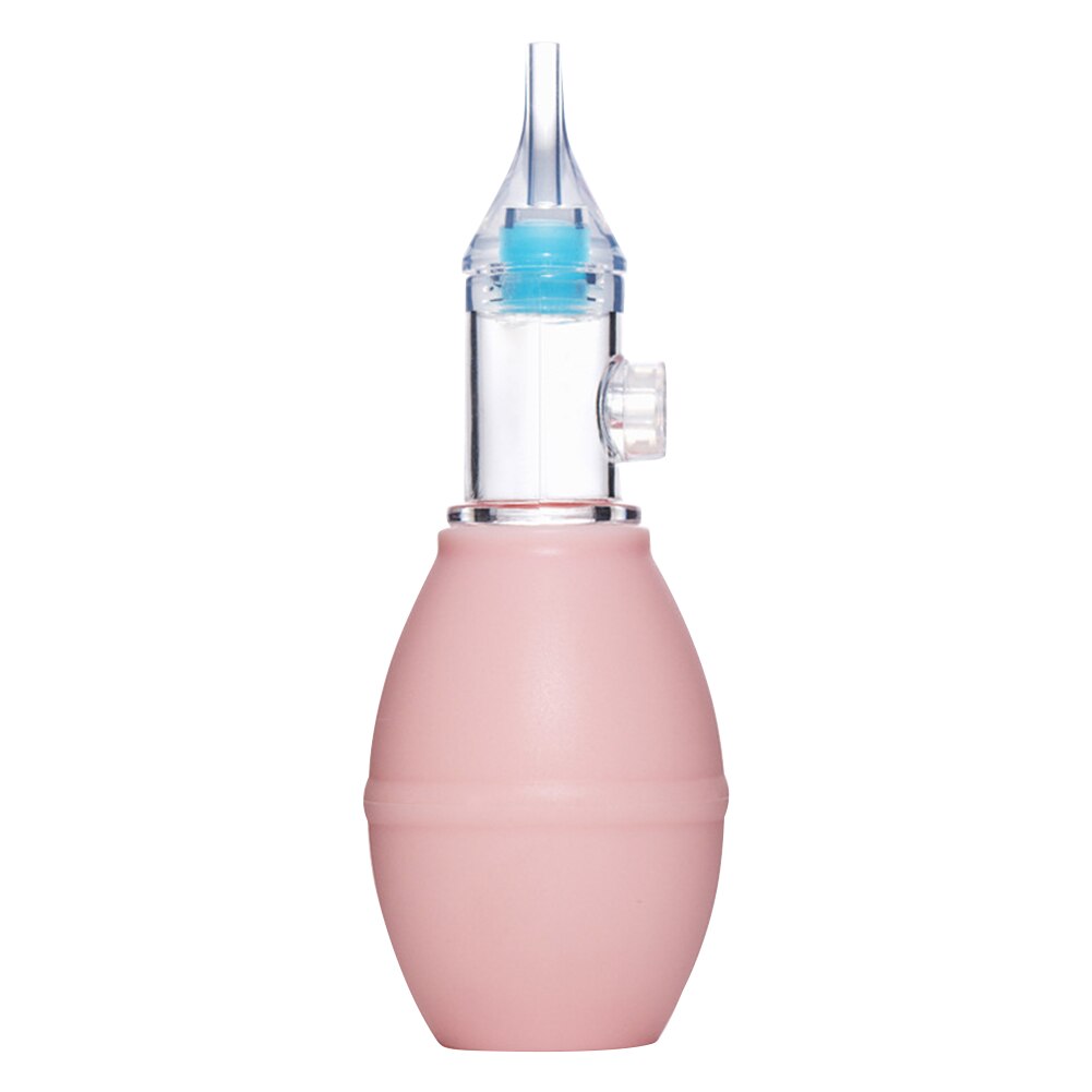 Aspirador Nasal de bebé Manual, removedor de moco, seguro, no tóxico, antireflujo, de silicona, reutilizable, ayuda a respirar mejor, succionador suave