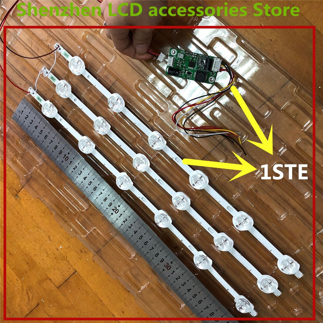 3Pieces/lot for LCD TV universal LED light Samsung 23 "24" LCD converted into LED 42CM