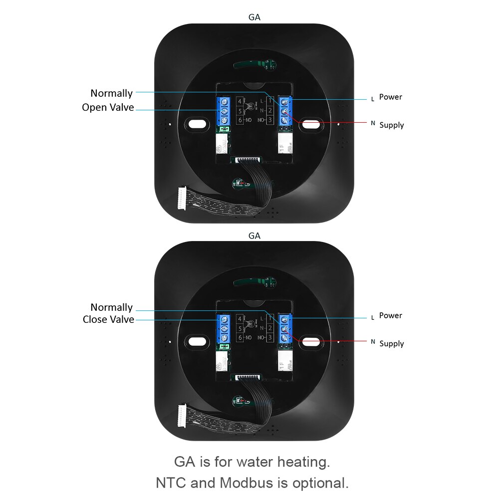 Wifi termostat programmerbar termostat temperaturregulering vandopvarmning termoregulator stemme app kontrol til ekko google hjem