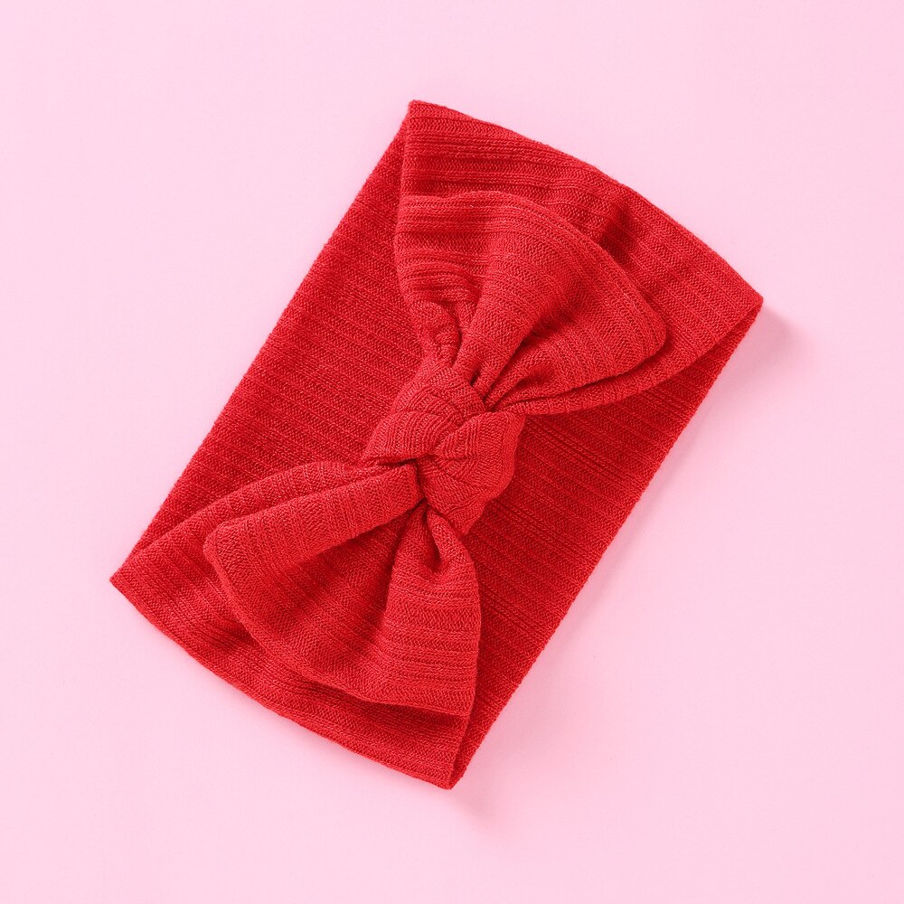 Winter Baby Hoofdband Wollen Meisjes Wide Headwrap Snoep Kleur Kinderen Oor Warmer Haarbanden Pasgeboren Tulband Zachte Hoofdbanden: 5