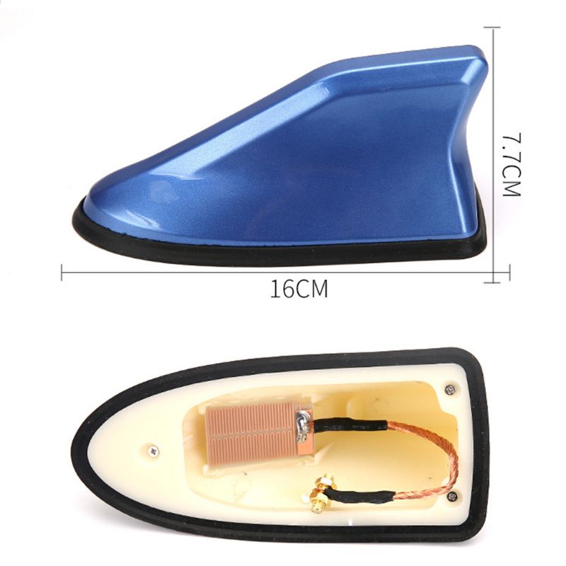 Universal FM Signal Amplifier Car Radio Aerials Shark Fin Antenna Car Roof Decoration Auto Side Replacement