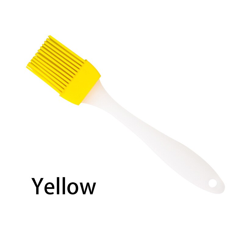Silicone Brush Kitchen Baking Tool Barbecue Oil Brush Cake Grease Silicone Brush Removable Silicone Soft Brush: 03