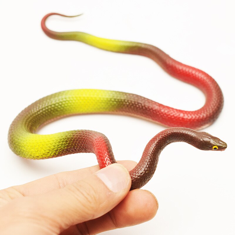 Spoof Speelgoed Simulatie Python Speelgoed Slang Zachte Rubber Lastig Eng Rubber Slang Reptiel Model Schieten Prop Kraam Prank Speelgoed