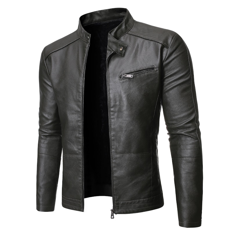 HEROBIKER Motorrad Jacke PU Leder retro Männer Persönlichkeit Winddicht Reit Jacke vier Jahreszeiten lässig Moto Jacke Chaqueta