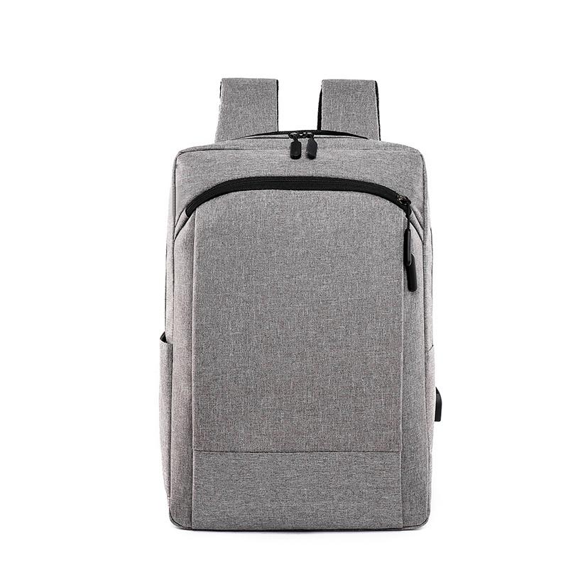 Moda mochila à prova dwaterproof água da faculdade dos homens mochila 15.6 polegada portátil notebook escola mochila para o adolescente: Gray