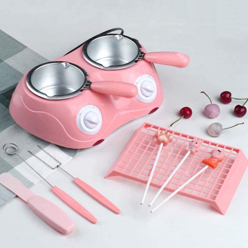 Chocolade Fontein Maker Elektrische Chocolade Melting Pot Set Candy Maker Dessert Kaasfondue Ketel Met Eu Plug