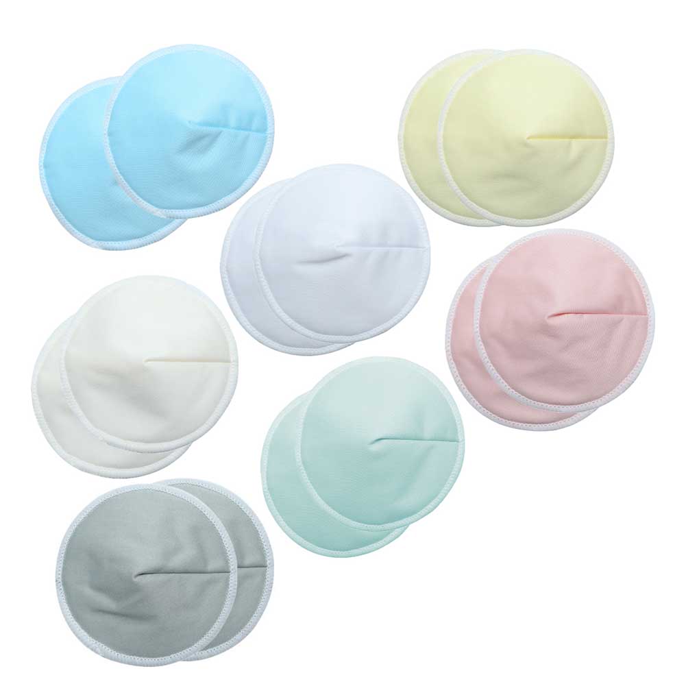 12 Stuks Inserts Anti Spill Wasbare Organic Bamboo Borstvoeding Water Geabsorbeerd Herbruikbare Home Verpleging Pads Zachte Effen Mama: 2