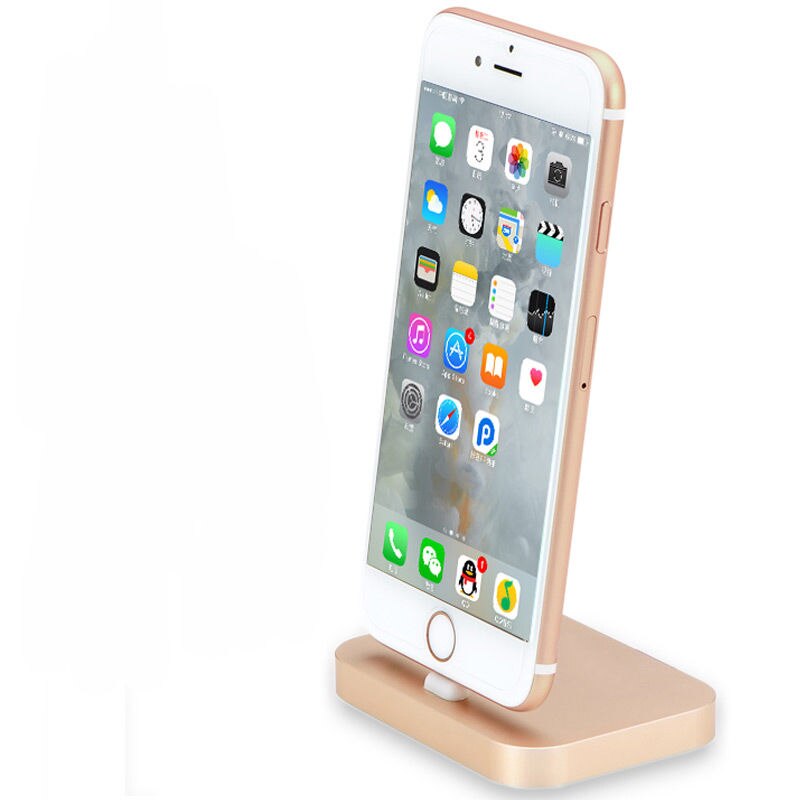 5 V/2A USB câble socle de charge berceau Dock Station de chargeur de synchronisation pour iPhone 5/5 S/SE 6 6S 7 Plus support de chargeur de bureau