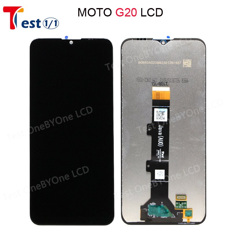 Originele Lcd Voor Motorola Moto G10 G20 G30 G50 G60 Touch Panel Display Screen Digitizer Voor Moto G100 Lcd Pantalla: G20 no frame
