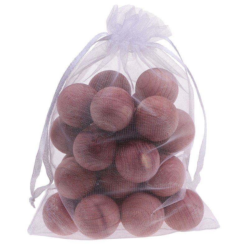 Boules anti-mites en bois de cèdre, lot de 24 pièces, boules anti-insectes à odeur naturelle, durables