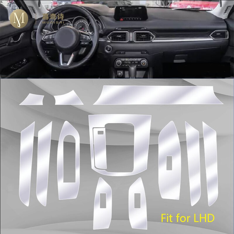 For Mazda CX-5 Car Interior Center console Transparent TPU Protective film Anti-scratch Repair film Accessories Refit