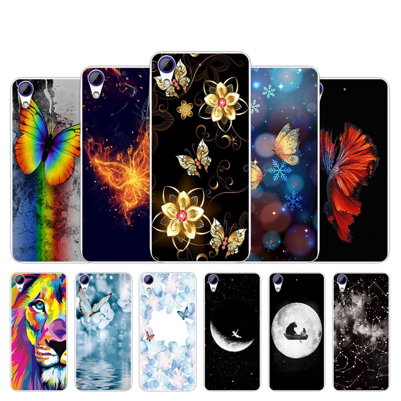 Voor htc 628 hoesje voor htc desire 628 /  htc desire 628 dual sim hoesje 5.0 " boterheldere zachte tpu-beschermer dunne hoes