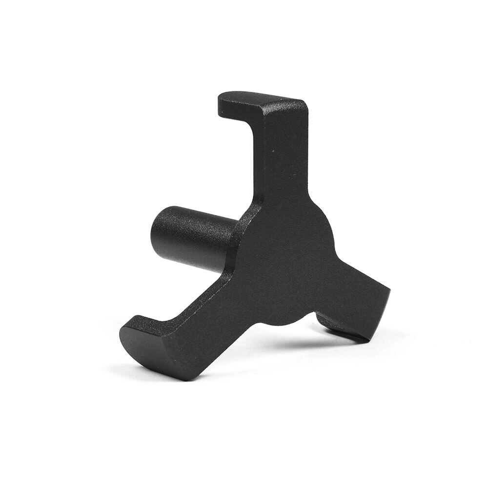 [Upgrade-Version] Aluminium Stamm Haken Auto Anhänger Einkaufstüte Haken Gepäck Fach Handschuh Tasche Haken für Tesla Modell 3 -21: Black