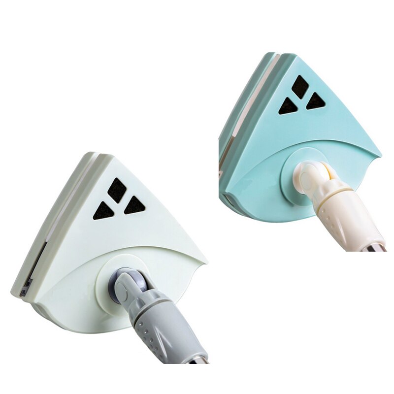 Håndholdt glass vindusvisker dobbel side netisk rensebørste til 5-36mm vindusvaskeverktøy med teleskopstang