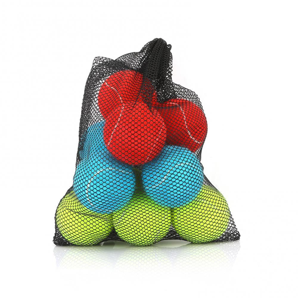 Tennisballen Hoge Elasticiteit 3 Kleuren Oefening Tennis Ballen Met Mesh Bag Voor Training Practice Huisdieren Spelen Tennis Accessoires: Default Title