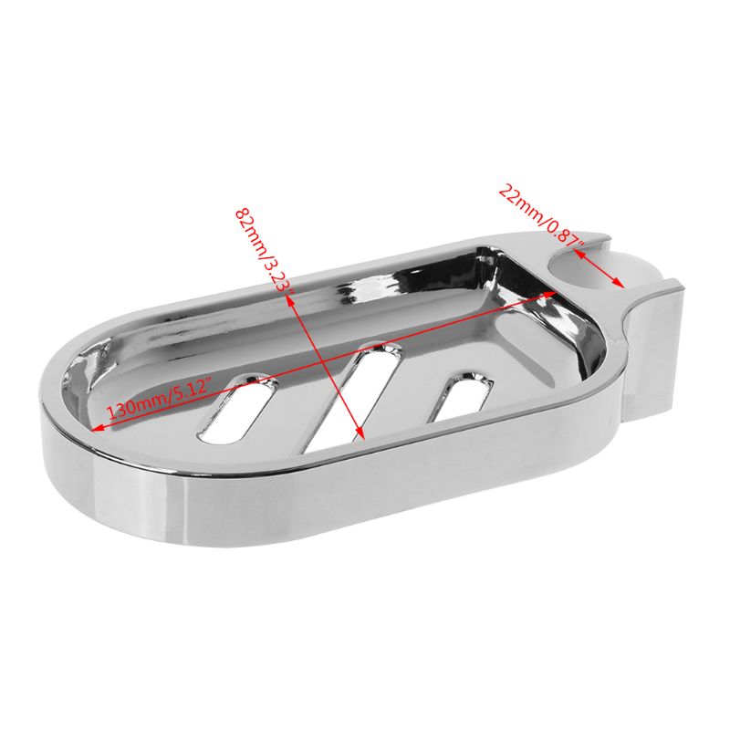 Wall Mounted ABS Soap Box Slide Bar Soap Dish Holder Replacement Soap Pallet Soap Dishes Bathroom Hardware: 22