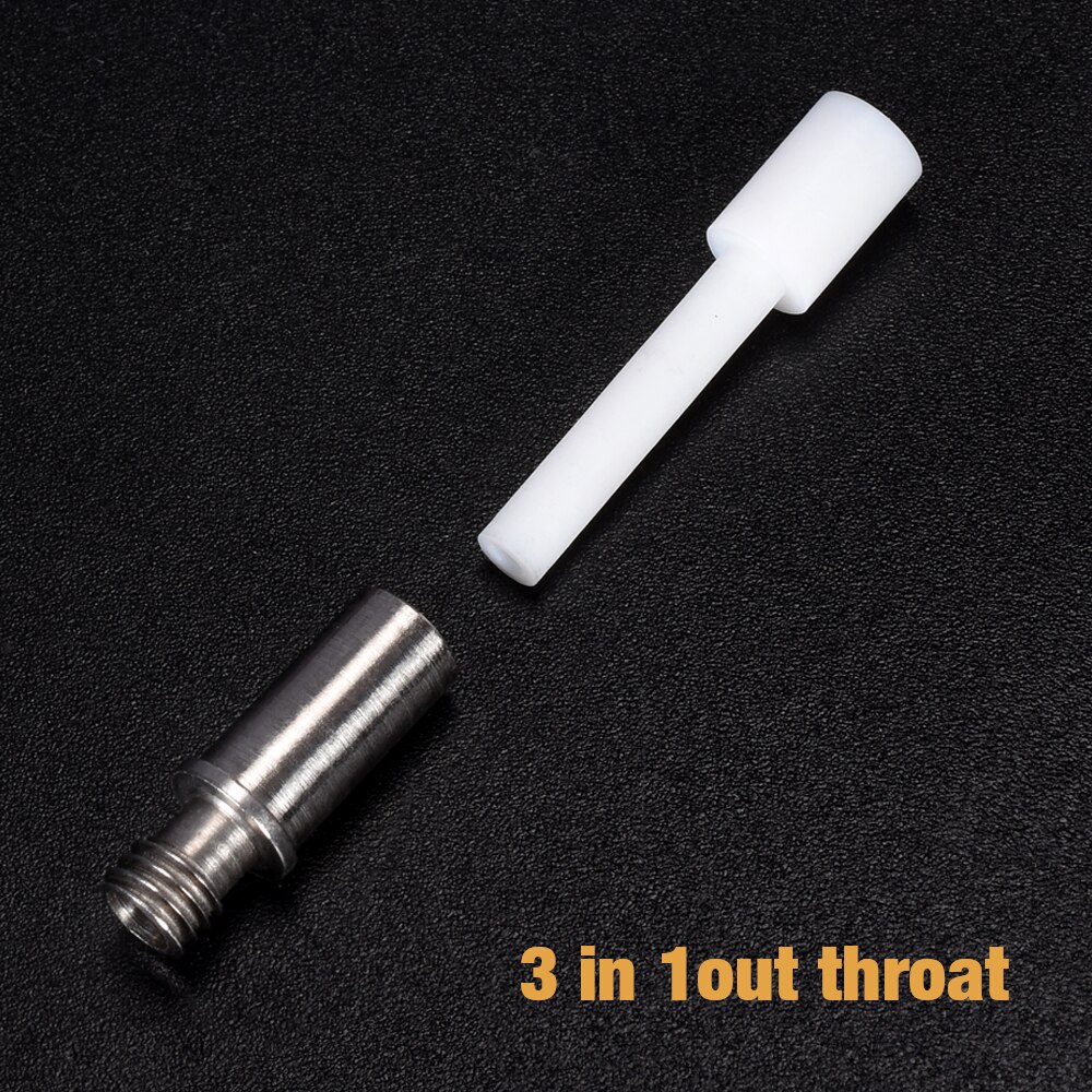 3d skriverdeler tc -02 throat ptfe teflonto tube zsy 2 in 1 out hotend ekstruder 3 in 1 out multi-color hotend vs  e3d v6 throat: 1pc / 3 in 1 ut halsen