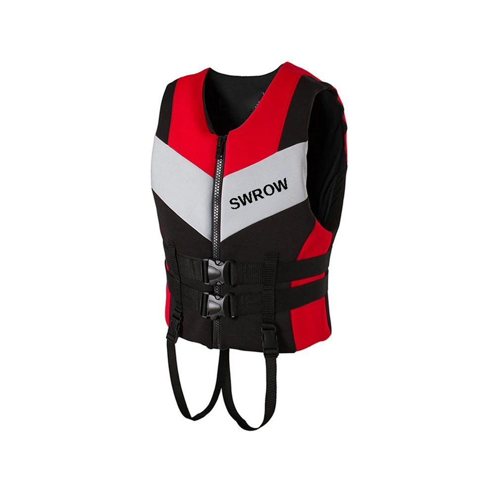 Outdoor rafting Neoprene Life Jacket Adult Safety Life Vest Water Sports Fishing Vest Kayaking Boating Swimming Drifting