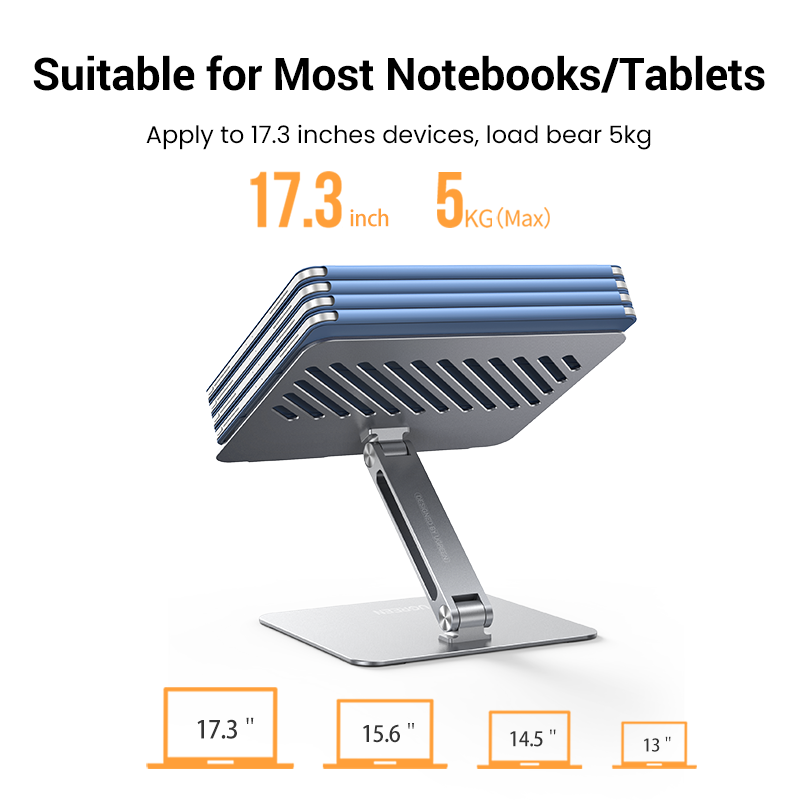 Ugreen laptop stativ holder notebook stander til macbook air pro lodret laptop stand notebook support macbook pro computer stand