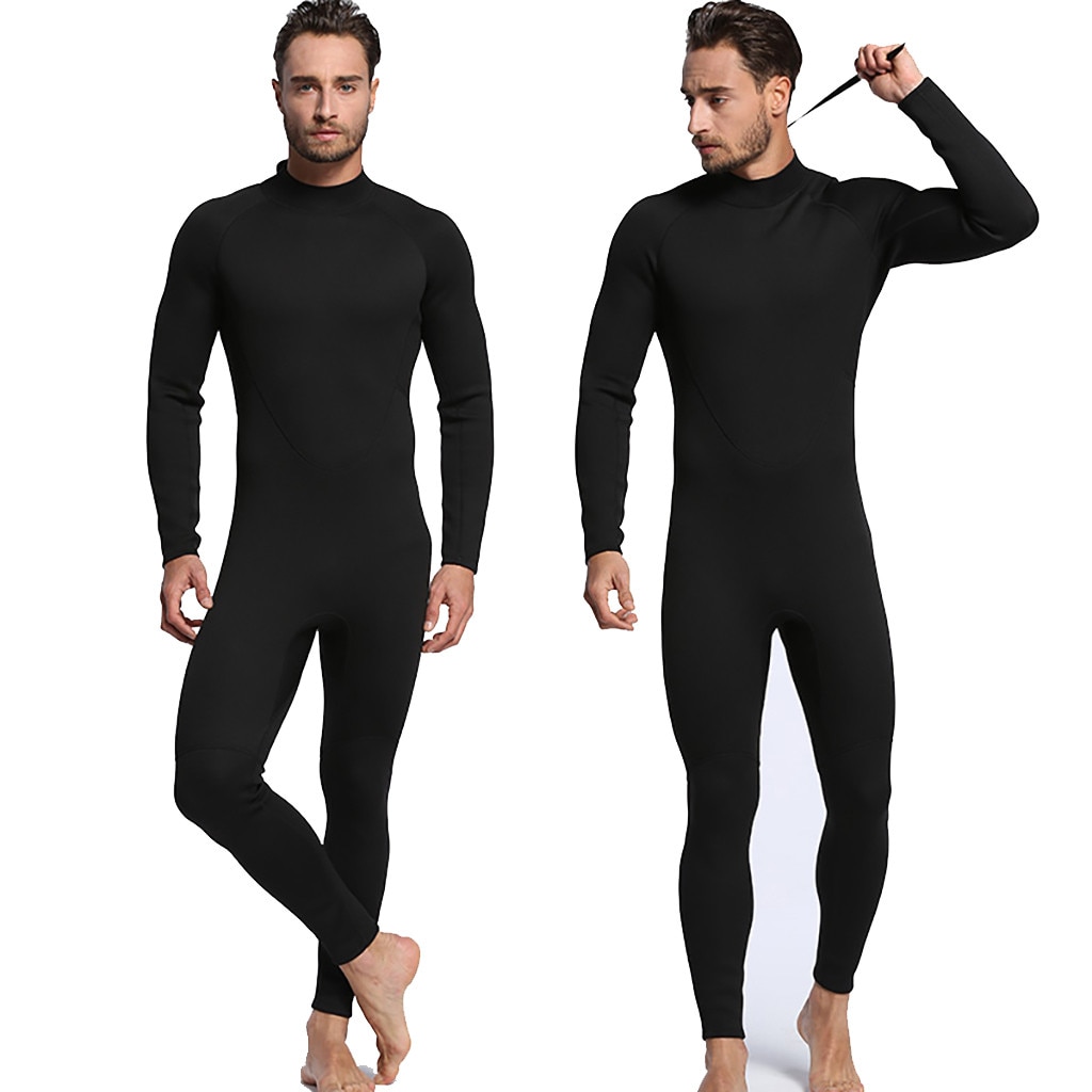 3MM Neoprene Diving Suit UPF 50+ Protection Full Body One Piece Long Sleeve Freediving Spearfishing Underwater Wetsuit