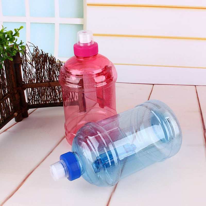 1L 2L Draagbare Training Water Fles Grote Capaciteit Camping Outdoor Sport Reizen Drinkfles Running Sport Fles