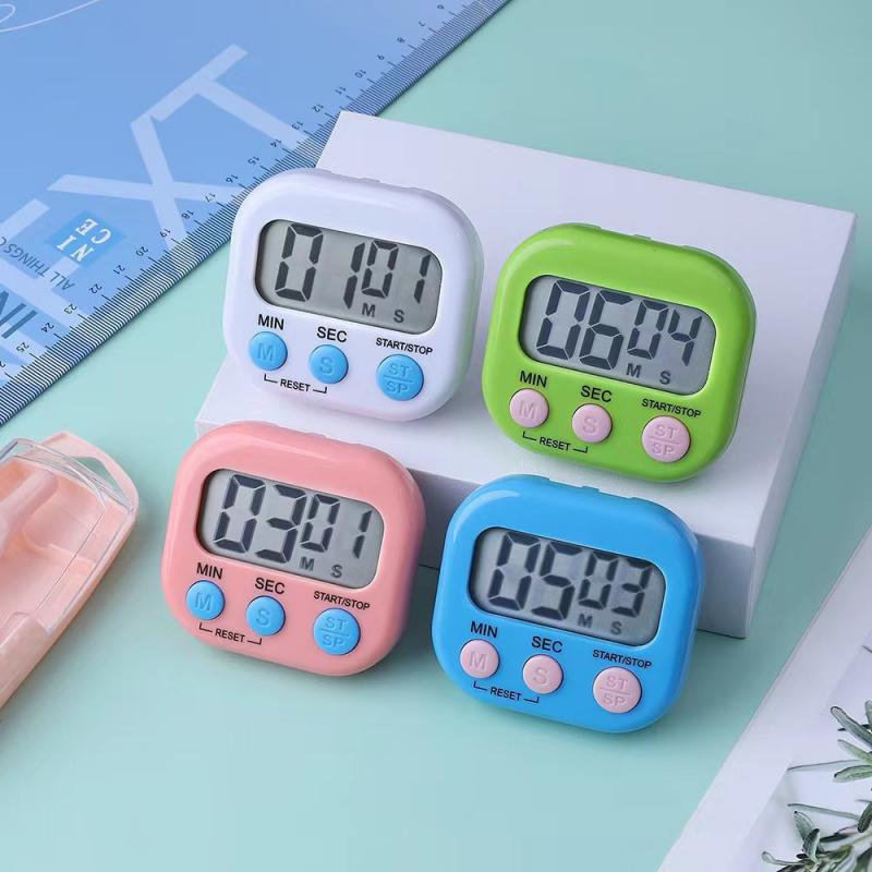 LED-Zähleranzeige, Wecker, manuell, elektronisch, Countdown, Sport, magnetisch, digitaler Timer, Küche, Kochen, Dusche, Studium, Stoppuhr