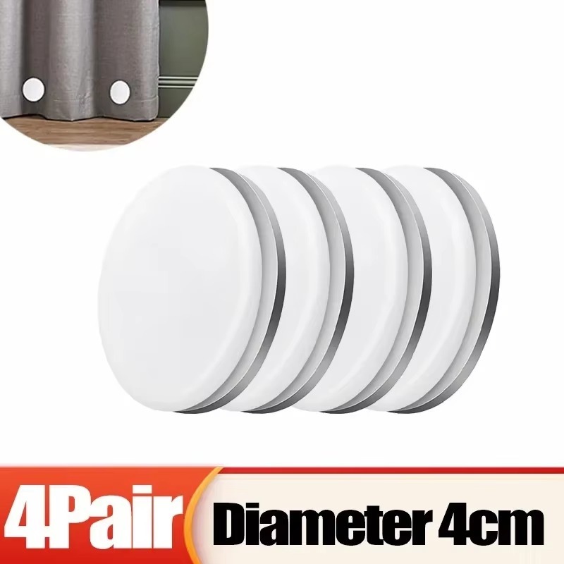 Magnetic Curtain Weight Magnet Buckle Fridge Tablecloth Button Windproof Shower Curtain Magnet Buckle Strong Drapery Weight Clip: PURPLE
