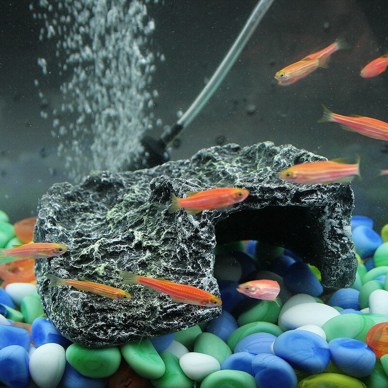 Aquarium Turtle Basking Climbing Platform Turtle Tank Basking Island Stone Aquarium Cave Decoration For Turtle Repitle Fish