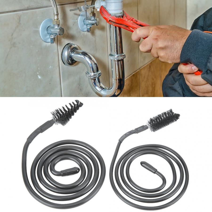 1Set Sewer Pipeline Drain Cleaner Dredge Brush Sink Kitchen Toilet Tub Cleaning Tools Bathroom Drain Strainers