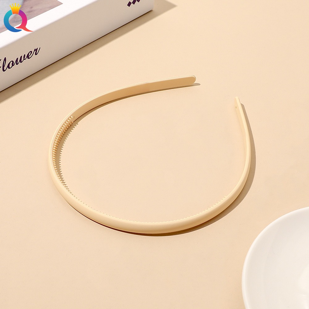 Kunststoff Frosted Rutschfeste Gesichtswäsche Haarbänder Stirnband Frauen Mädchen Haar Kopf Hoop Bands Scrunchie Zubehör Kopfschmuck Ornamente: Gold