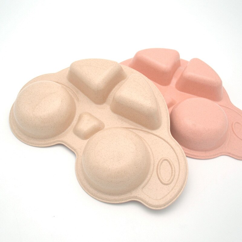Lunch Box Accessories Car Shape Wheat Straw for Kids Children's Plate Bento Box Kitchen Food Container School Lunch Box